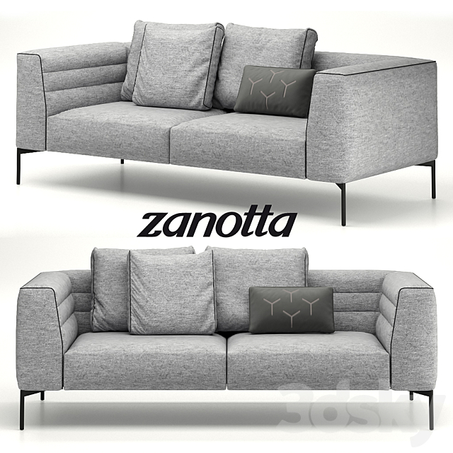 Sofa Botero by Zanotta 3DSMax File - thumbnail 1