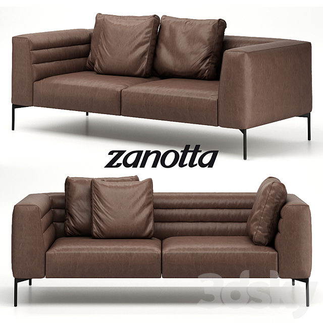 Sofa Botero by Zanotta 3DSMax File - thumbnail 2