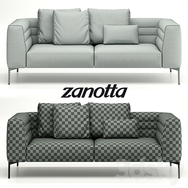 Sofa Botero by Zanotta 3DSMax File - thumbnail 3