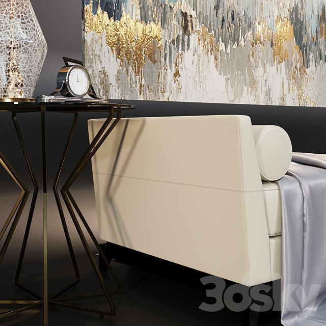 A set of furniture and decor 3DSMax File - thumbnail 3