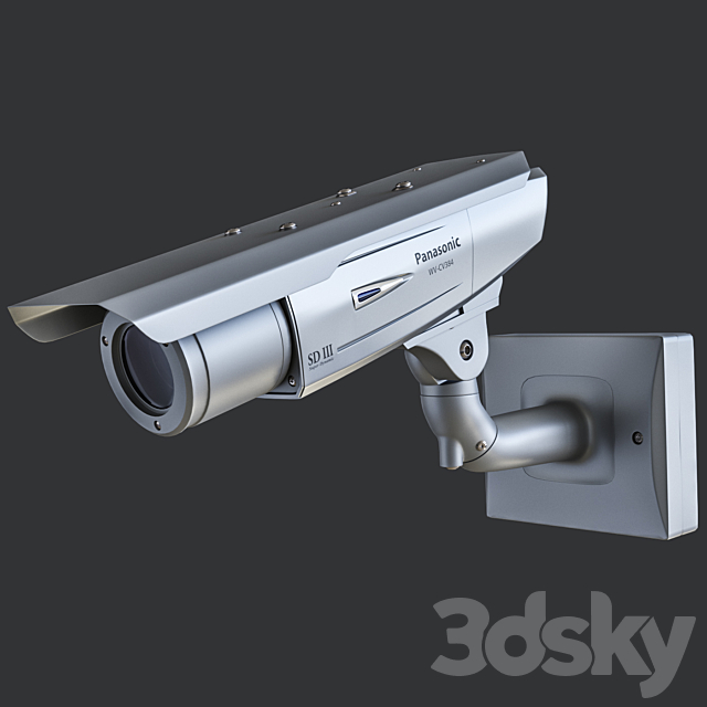Surveillance camera Panasonic CW380 3DSMax File - thumbnail 1