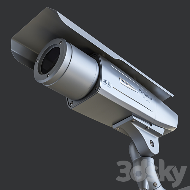 Surveillance camera Panasonic CW380 3DSMax File - thumbnail 2