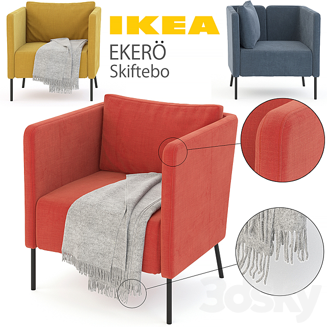 IKEA EKERO SET 3DSMax File - thumbnail 1
