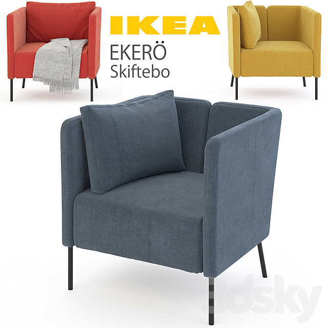 IKEA EKERO SET 3DSMax File - thumbnail 2
