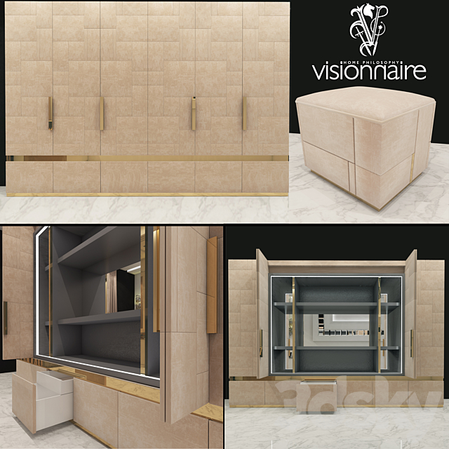 Visionnaire Barrymore Collection 3DSMax File - thumbnail 2
