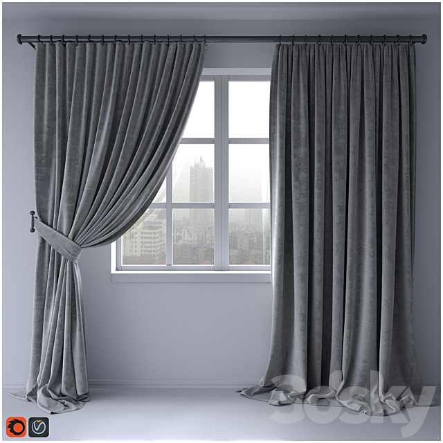 curtains_03 3DSMax File - thumbnail 1
