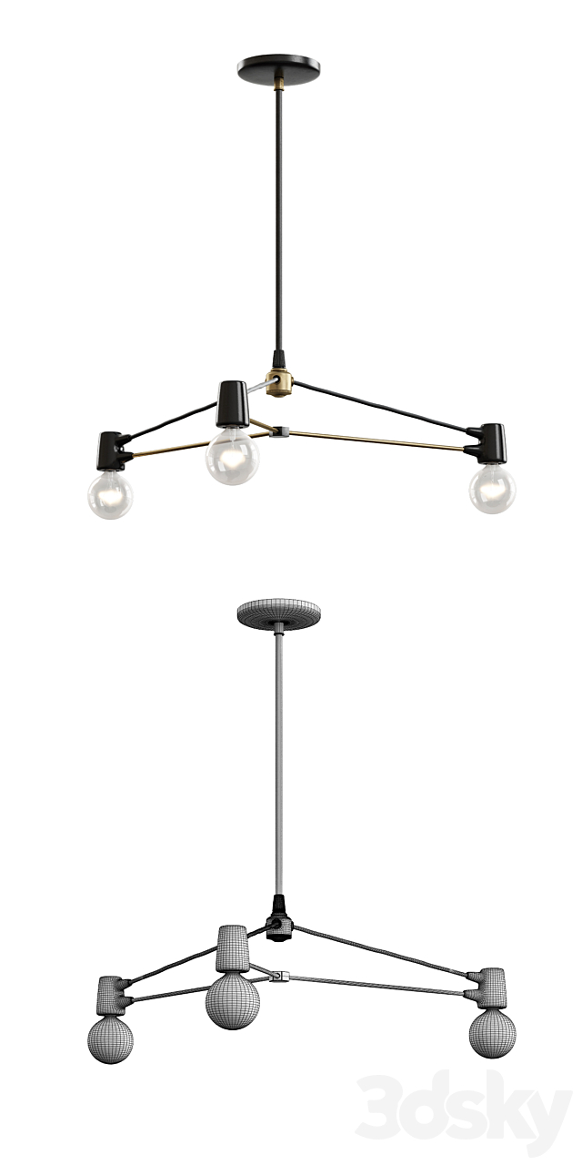 Brendan Ravenhill _ Cord Pendant 3d