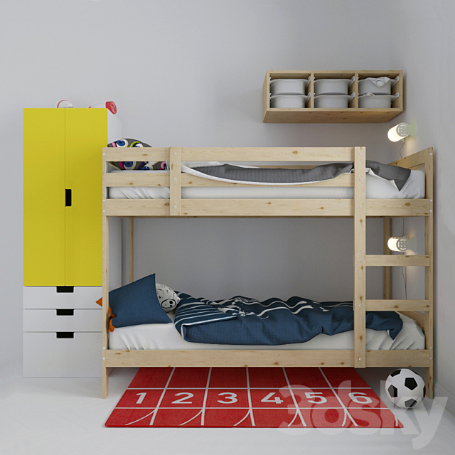 IKEA Midal Bed 3DSMax File - thumbnail 1