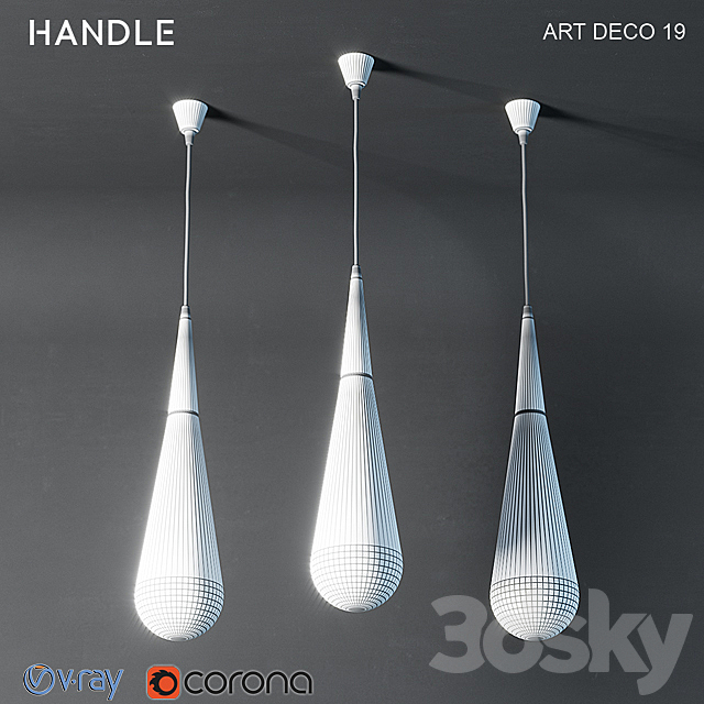 Handlestudio ART DECO 19 3d