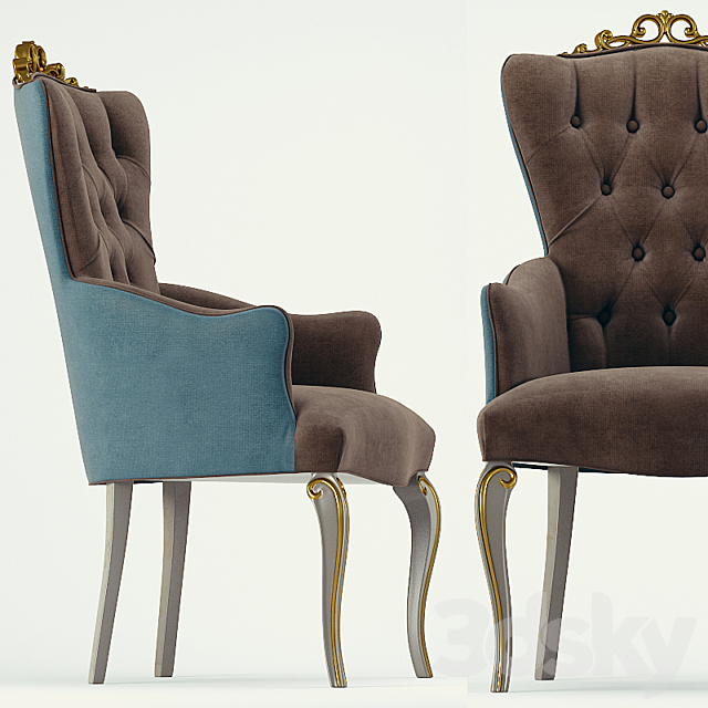 Chair and armchair Carpanese 3DSMax File - thumbnail 2