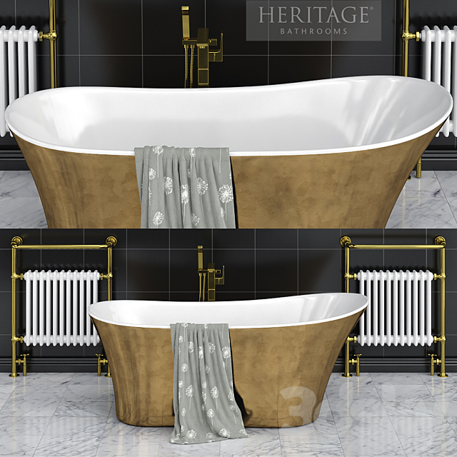 Heritage Holywell bath 3DSMax File - thumbnail 2