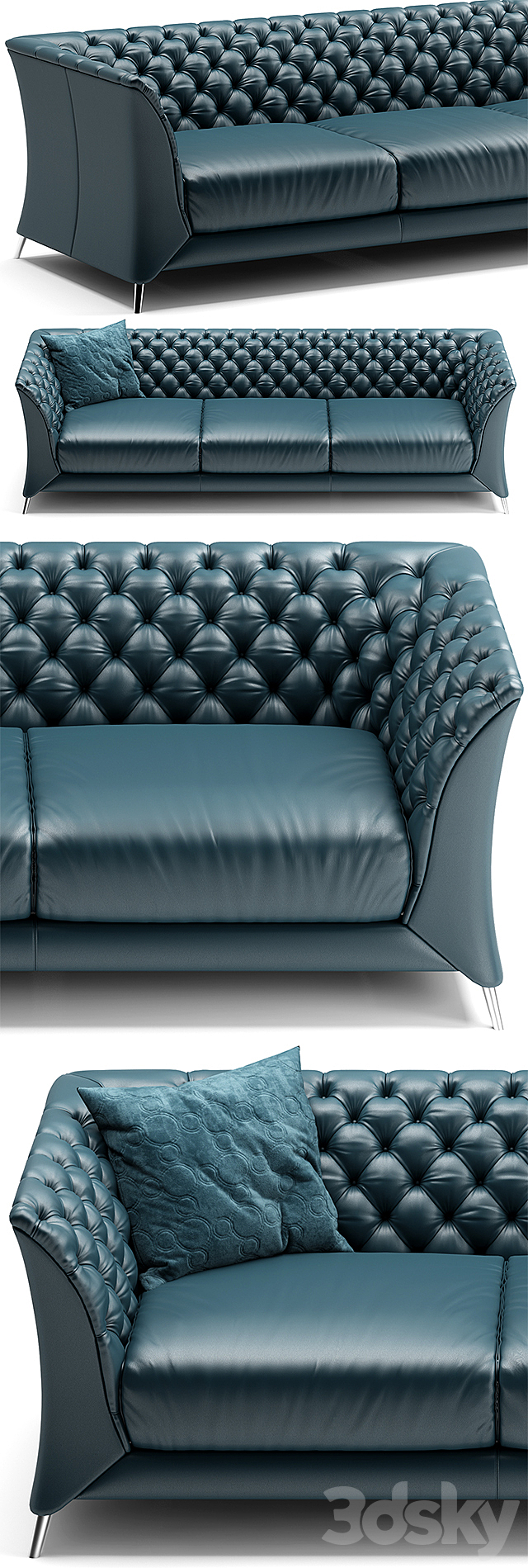 Sofa natuzzi La Scala 3d
