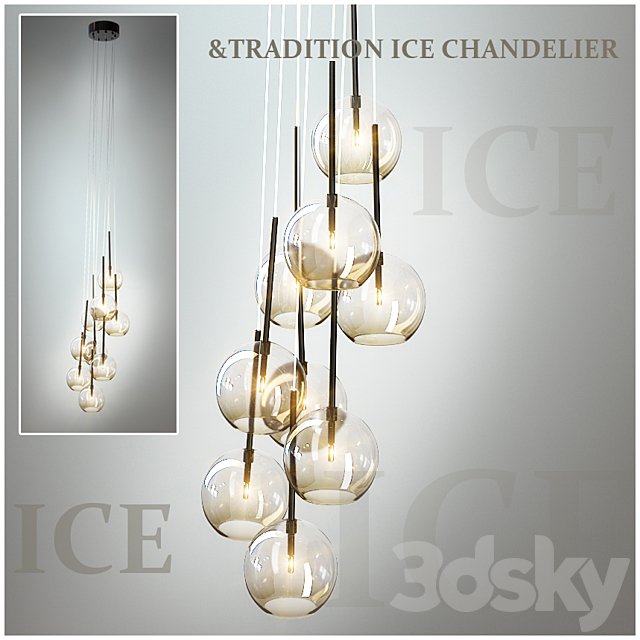 & TRADITION ICE CHANDELIER 3DSMax File - thumbnail 2