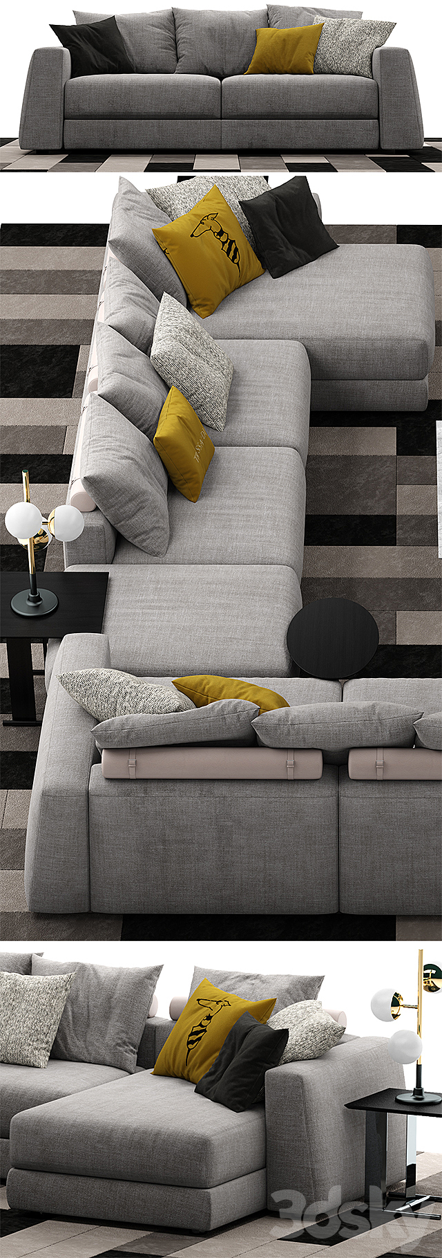 Sofa trussardi Liam Sofa 3d