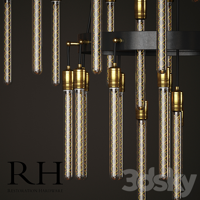 Restoration Hardware AXIS 3-TIER CHANDELIER 60 