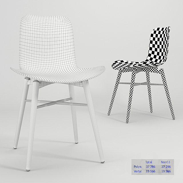 Norr11 Langue Original Dining Chair 3DSMax File - thumbnail 3