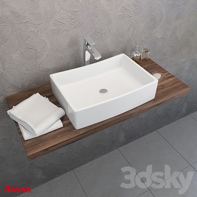 Sink RAVAK | Formy 3d