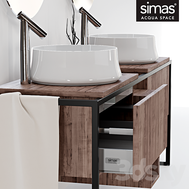 Simas Sharp & Frame Set 3d