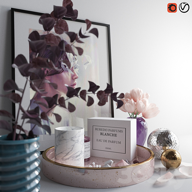 Decorative nabor_4 3d