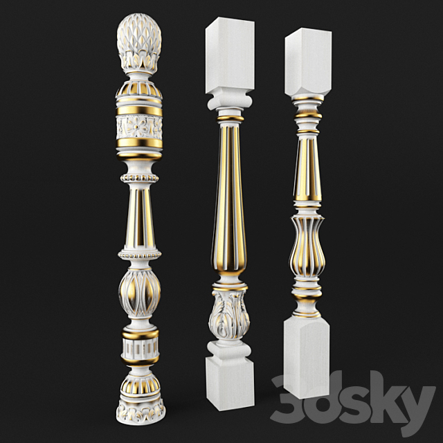 balusters 3d