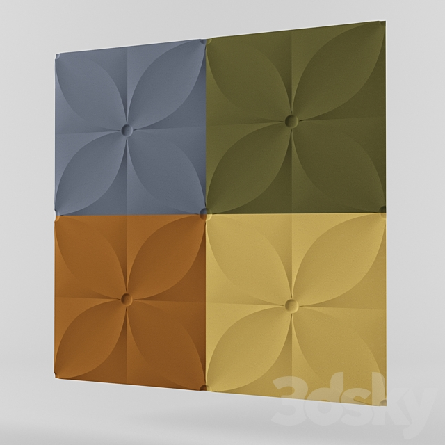 Gypsum panel 3D Star 3d