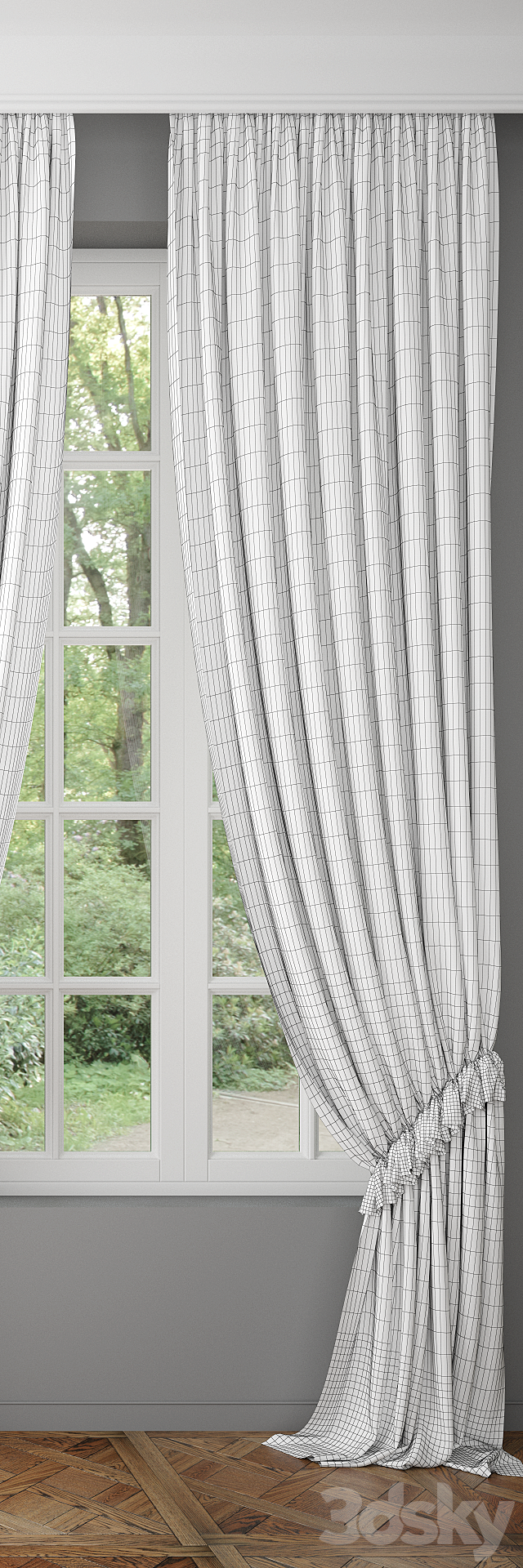 Curtain 61 3DS Max Model - thumbnail 3