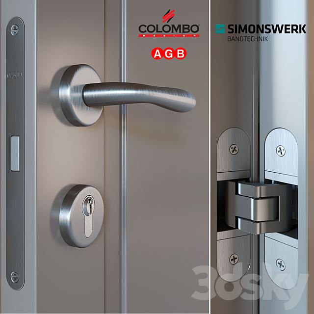 Neo Classic Volhovets Doors Collection 3d