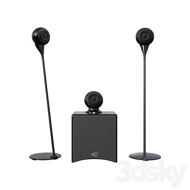 Acoustic Set CABASSE Eole 3 3d