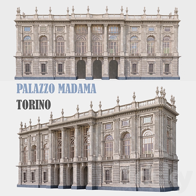 Palazzo Madama 3DSMax File - thumbnail 1