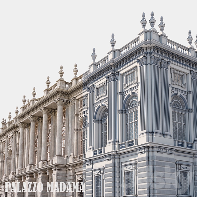 Palazzo Madama 3DSMax File - thumbnail 3