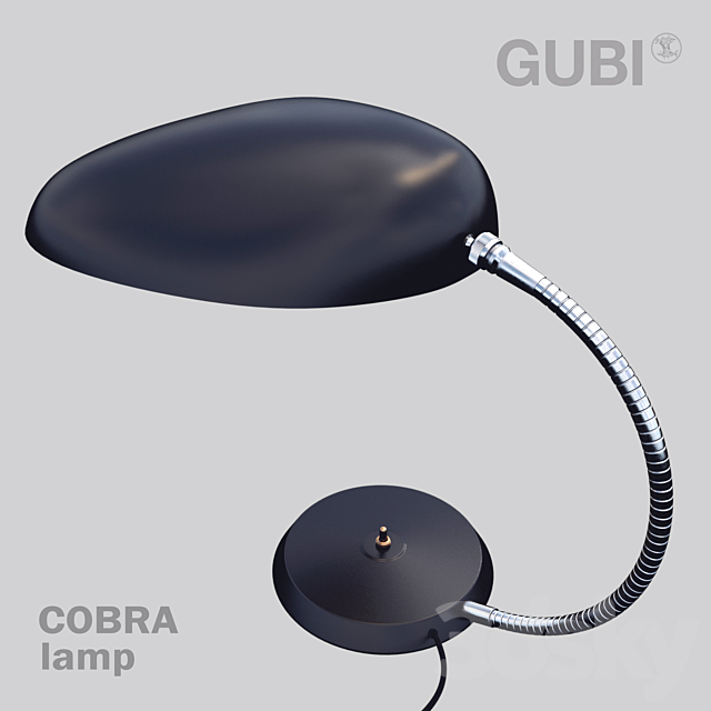 Gubi cobra table lamp 3DSMax File - thumbnail 1