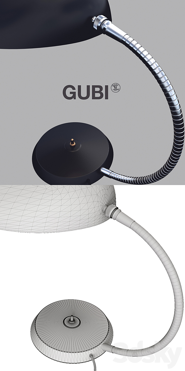 Gubi cobra table lamp 3DSMax File - thumbnail 3