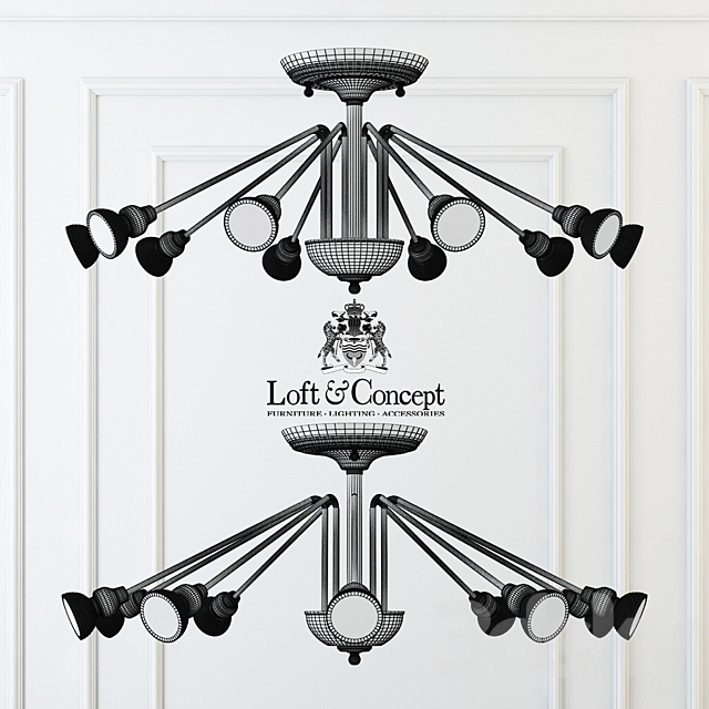 Ceiling lamp falertica top 10 3d