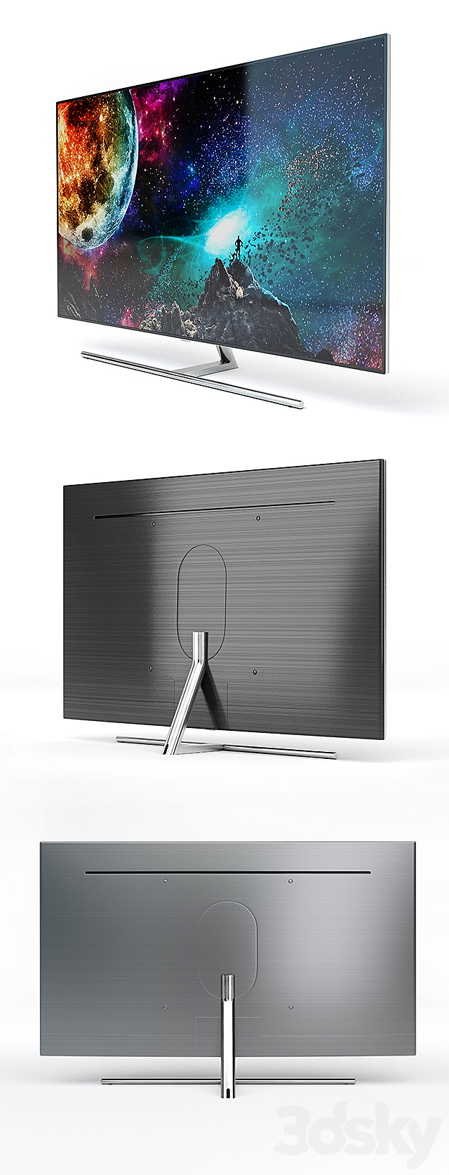 Samsung QLED 4K Flat Smart TV Q7F 3d