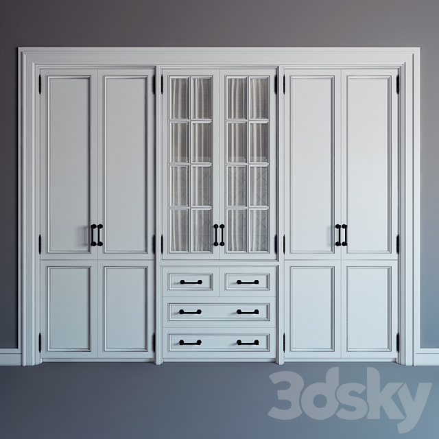 Built-in wardrobe 07 \\ fitted wardrobe 07 Free Download