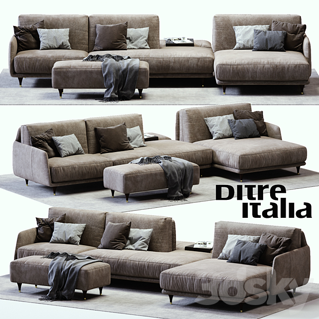 Ditre Italia ELLIOT Sofa 3DSMax File - thumbnail 1