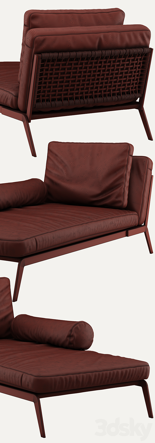Camerich LA Arc Lounge Chair 3DSMax File - thumbnail 3
