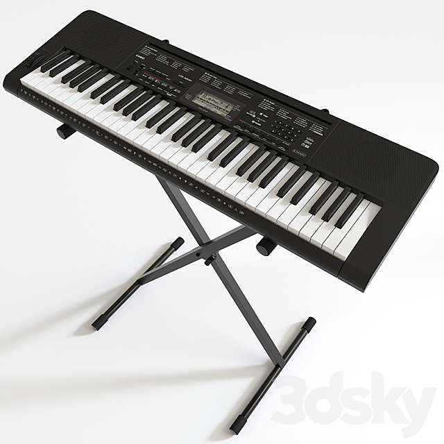 Synthesizer Cassio CTK-3200 3d