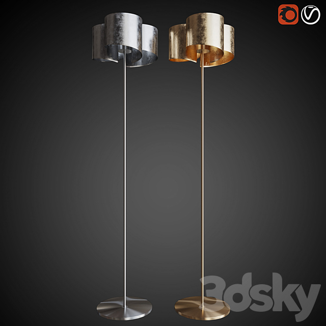 Floor lamp PITTORE 3d