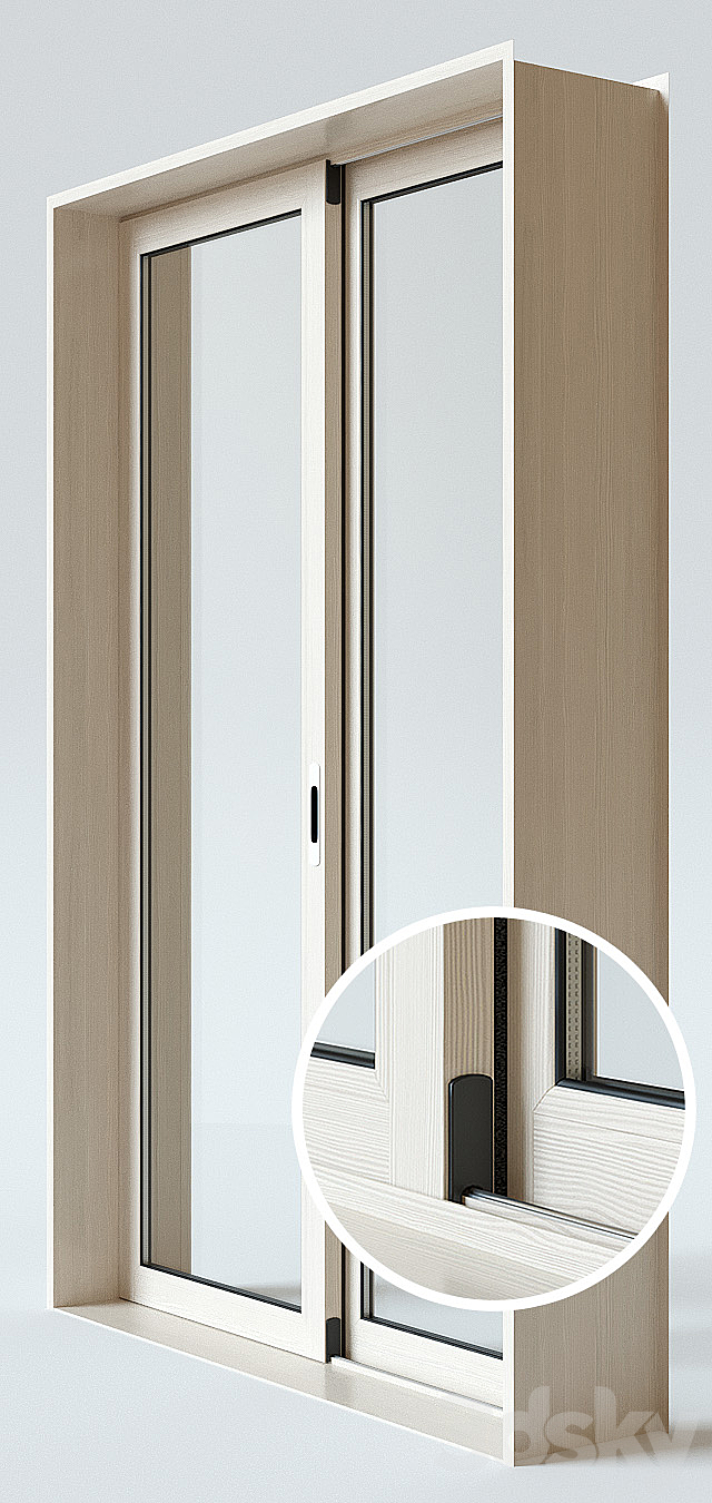 Sliding windows and doors 3d