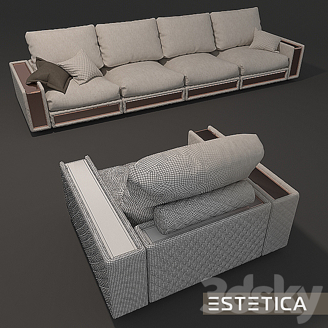 sofa ESTETICA 3DSMax File - thumbnail 3