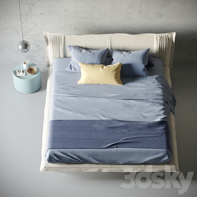 Dall’Agnese Bed one 3DSMax File - thumbnail 2