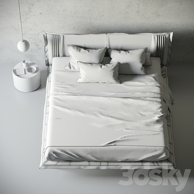 Dall’Agnese Bed one 3DSMax File - thumbnail 3