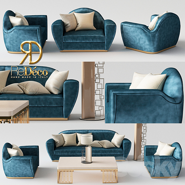 Redeco Collection 2017 Living Room 3DSMax File - thumbnail 1