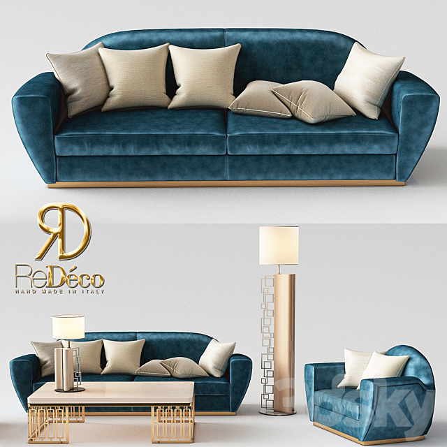 Redeco Collection 2017 Living Room 3DSMax File - thumbnail 2