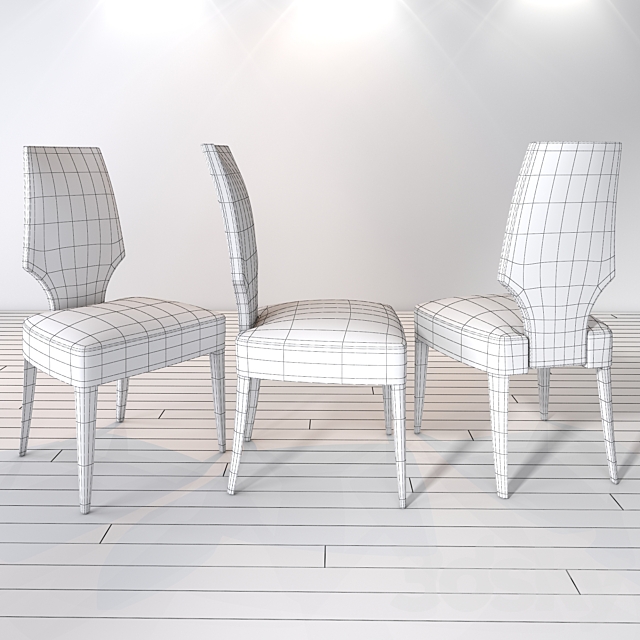 Selva Vendome chair Art.1056 3DSMax File - thumbnail 2