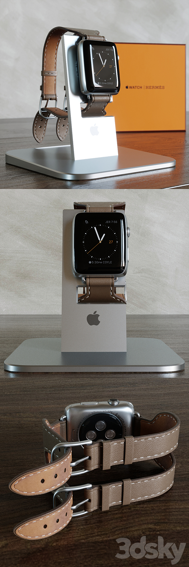 Apple Watch HERMES Edition 3d