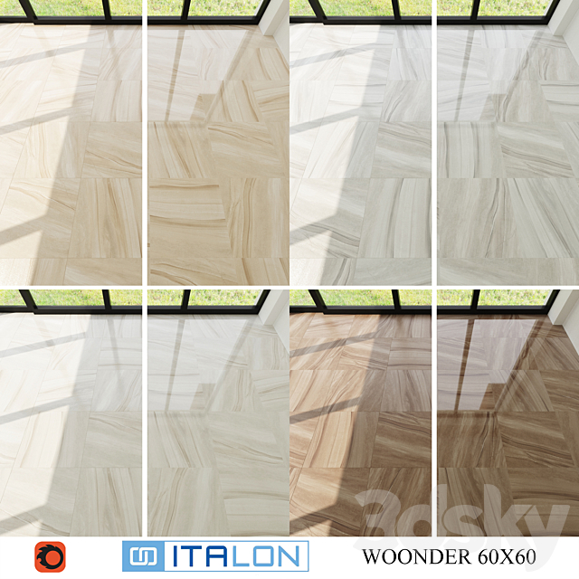 ITALON_WONDER 60×60 3DSMax File - thumbnail 1