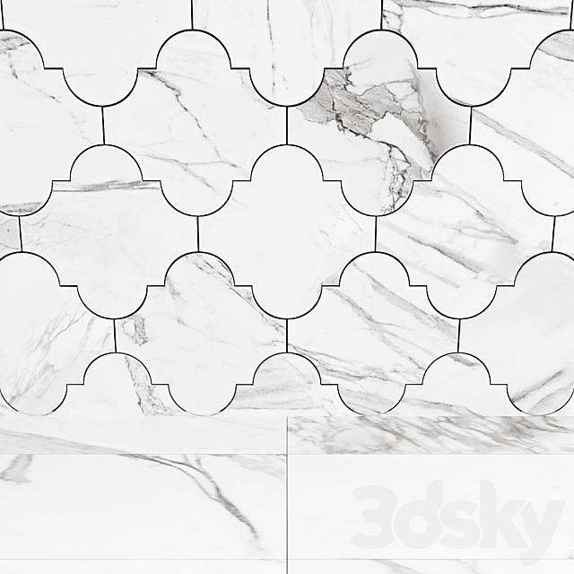 Provenzale mosaic 3d