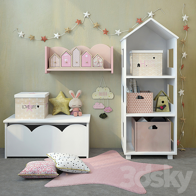 Children’s furniture and accessories 7 3DSMax File - thumbnail 1